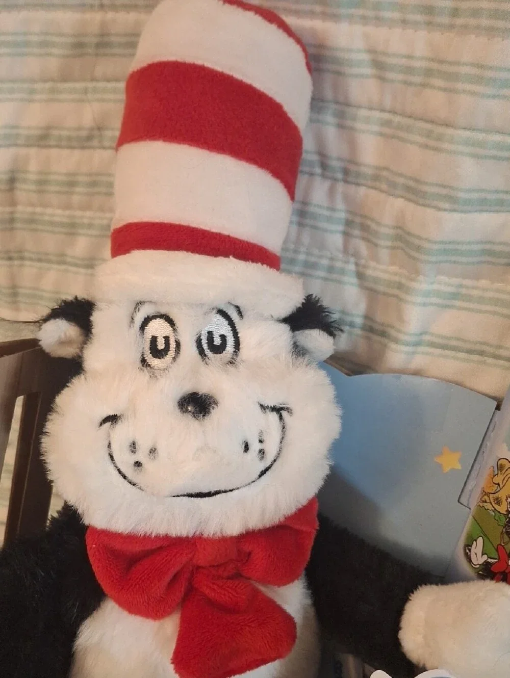 Dr. Seuss Cat in the Hat Plush Story Dream Machine - Red, White, Black